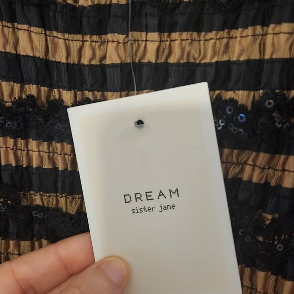 Sister Jane Dream Flock Checked Midi Dress  NWT! - Picture 3 of 3